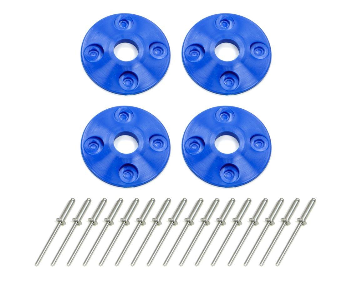 Scuff Plate Plastic 4pk Blue - Burlile Performance Products