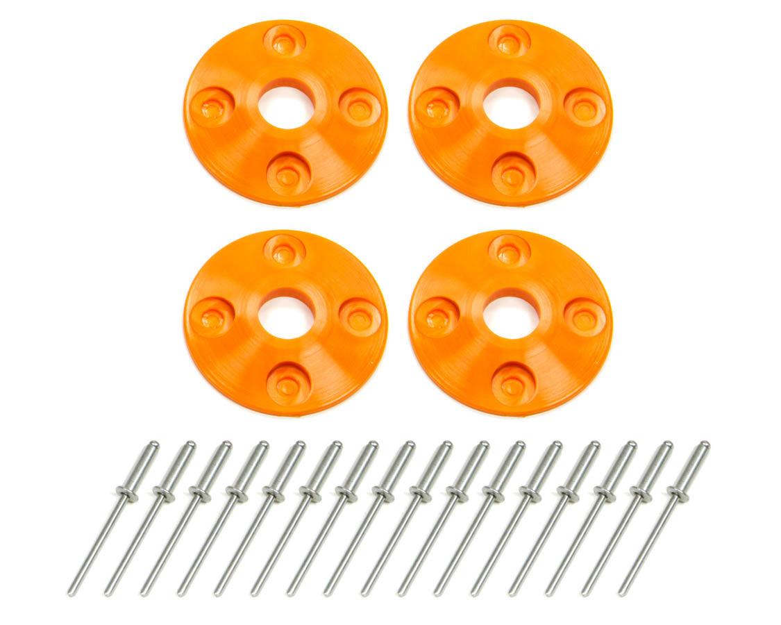 Scuff Plate Plastic 4pk Orange - Burlile Performance Products