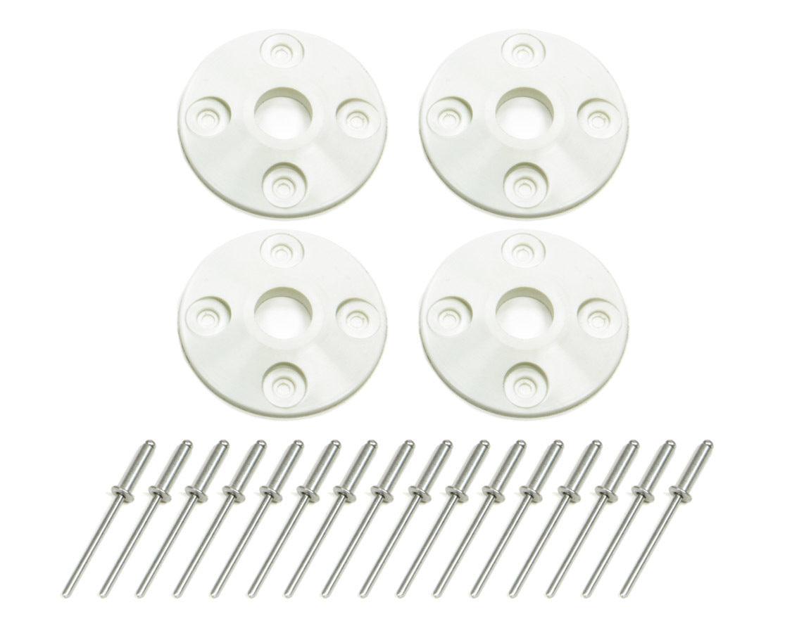 Scuff Plate Plastic 4pk White - Burlile Performance Products