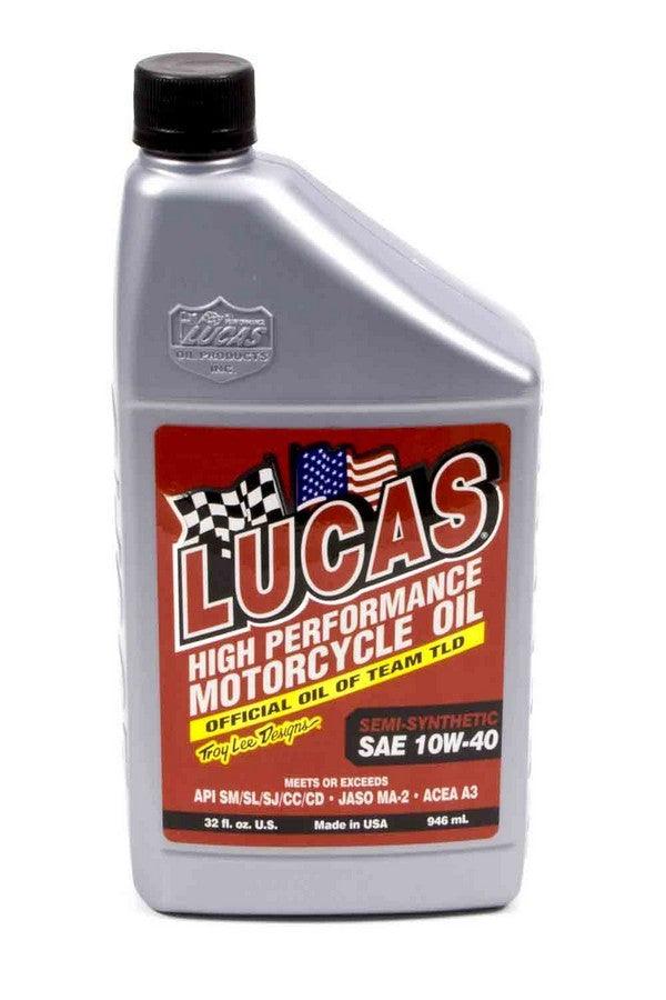 Semi-Synthetic 10w40 Motorcycle Oil Qt - Burlile Performance Products