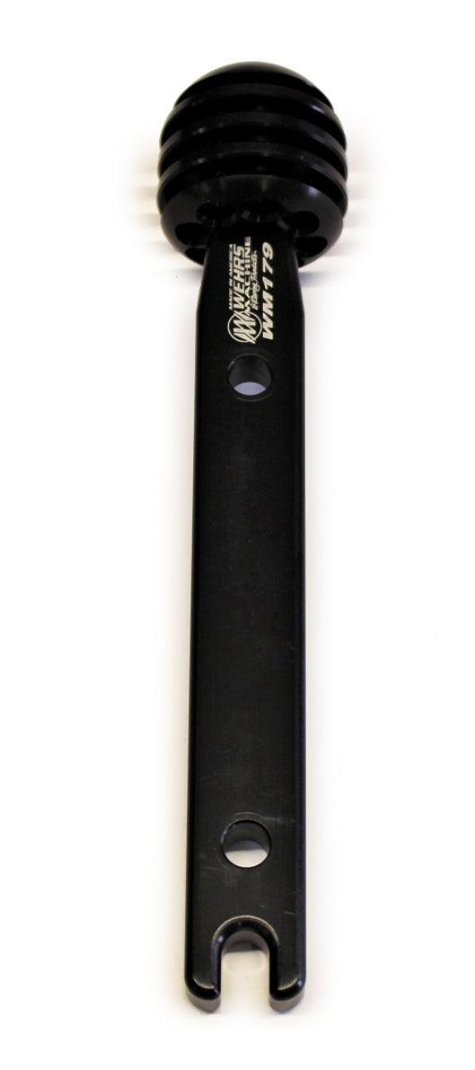 Shift Handle Straight w/ Knob Black 5-1/2in Tall - Burlile Performance Products