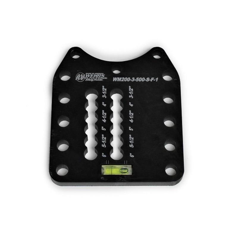 Shock Plate Dbl Slot 1/2in Holes - Burlile Performance Products