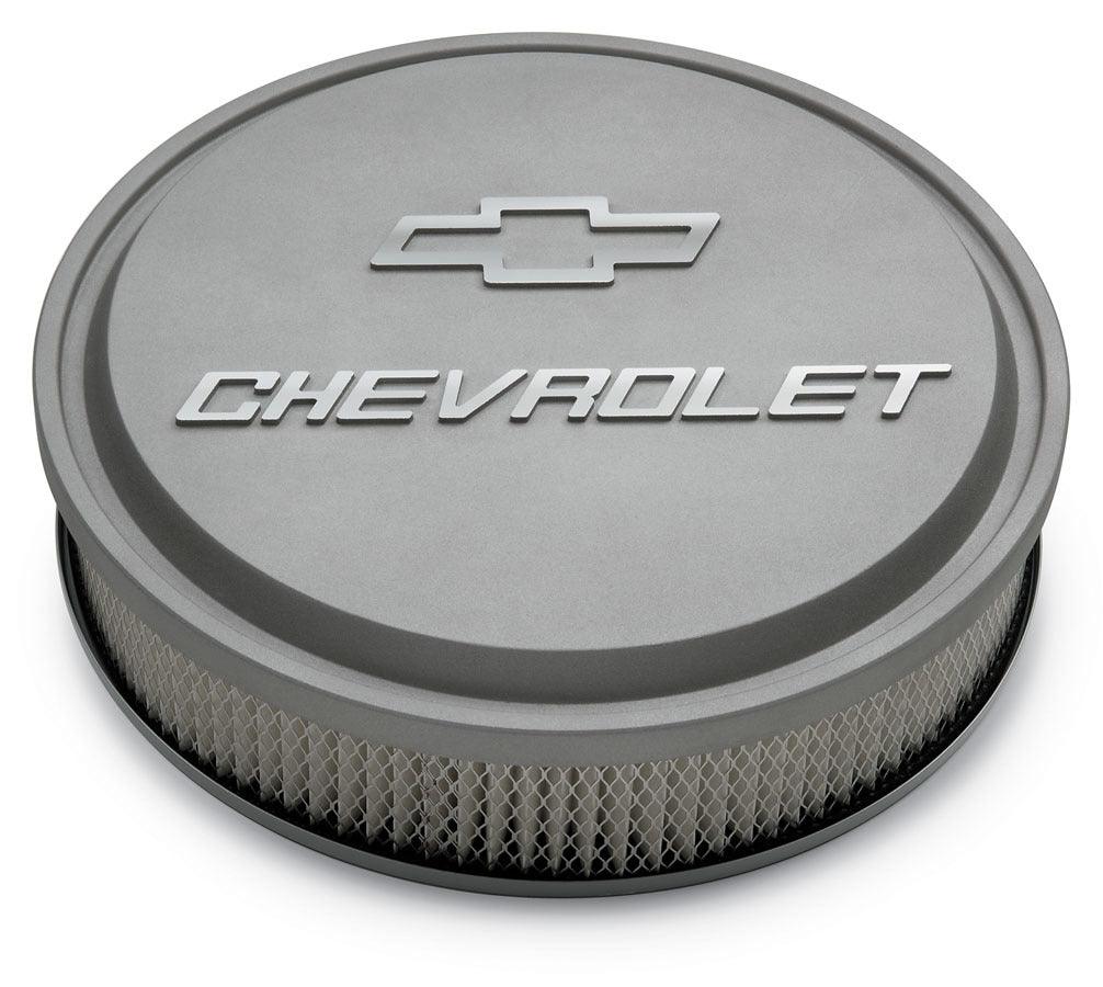 Slant Edge Bowtie Air Cleaner Gray Crinkle - Burlile Performance Products