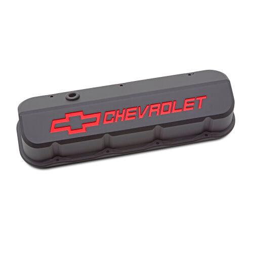 Slant Edge Valve Covers BBC Black Crinkle - Burlile Performance Products