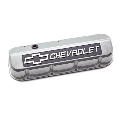 Slant Edge Valve Covers BBC Polished - Burlile Performance Products