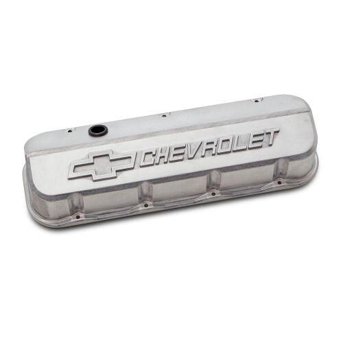 Slant Edge Valve Covers BBC Powdercoat Ready - Burlile Performance Products
