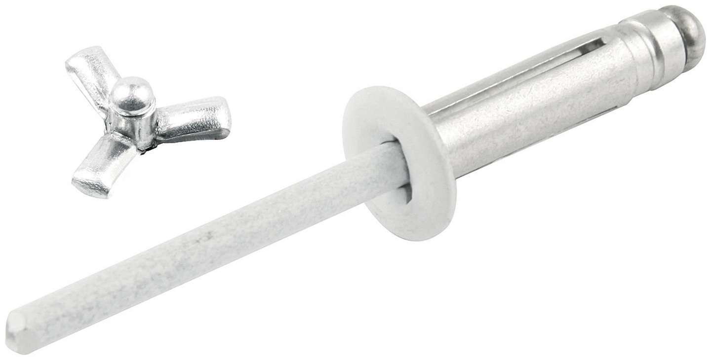 Sm Hd Rivet 250pk White Flange Type - Burlile Performance Products