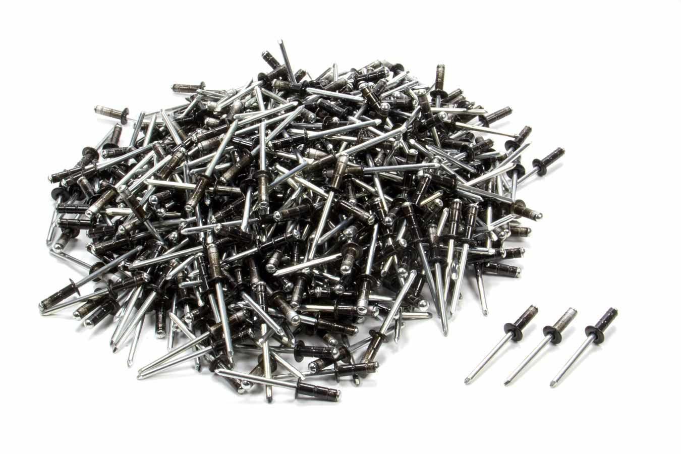 Sm Hd Rivet Black Multi -grip 500pk - Burlile Performance Products