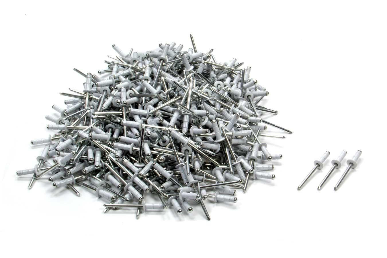 Sm Hd Rivet White Multi- grip 500pk - Burlile Performance Products