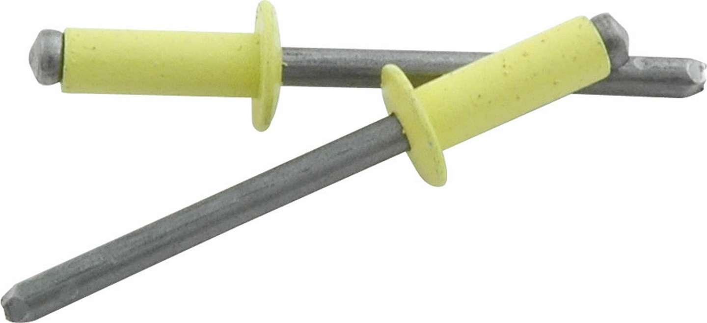 Sm Hd Rivet Yellow 250pk - Burlile Performance Products