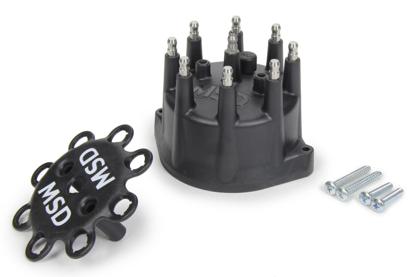 Small Distributor Cap - Black - Burlile Performance Products