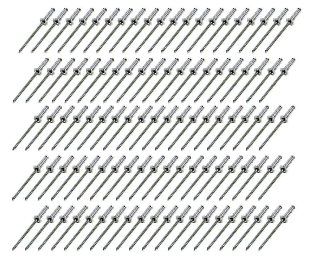 Small Head Rivet Silver 100pc 1/8in - Burlile Performance Products