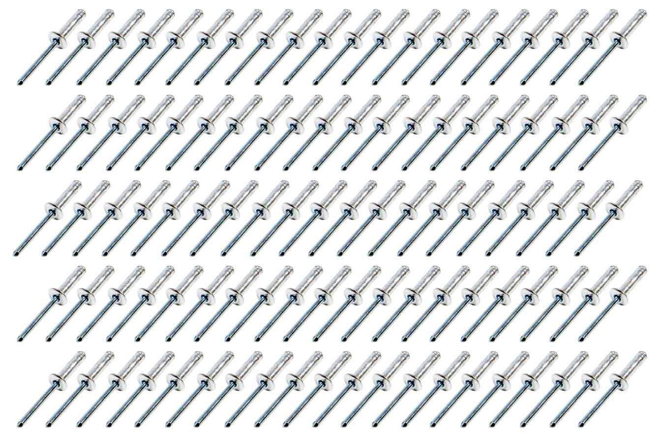 Small Head Rivet Silver 100pc 3/16in - Burlile Performance Products