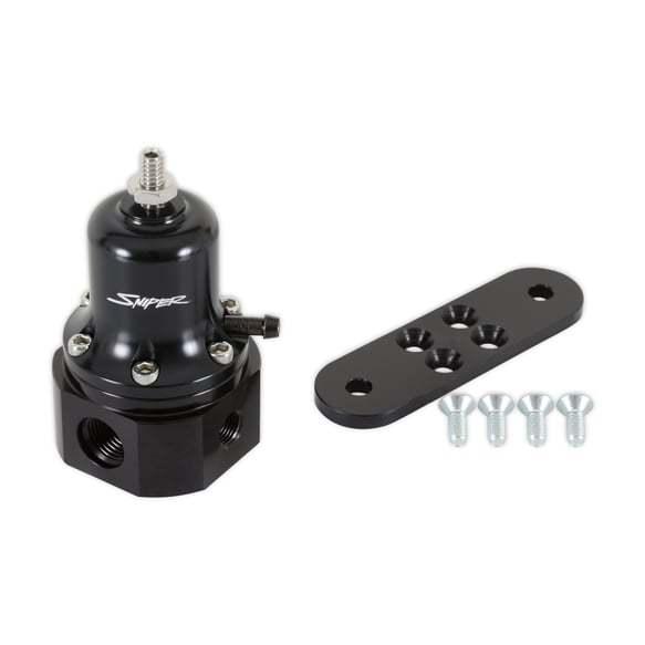 Sniper Billet EFI Fuel Regulator w/6an ORB Port - Burlile Performance Products