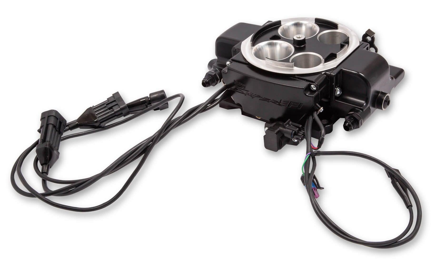 Sniper EFI Quadrajet Kit Black Finish - Burlile Performance Products