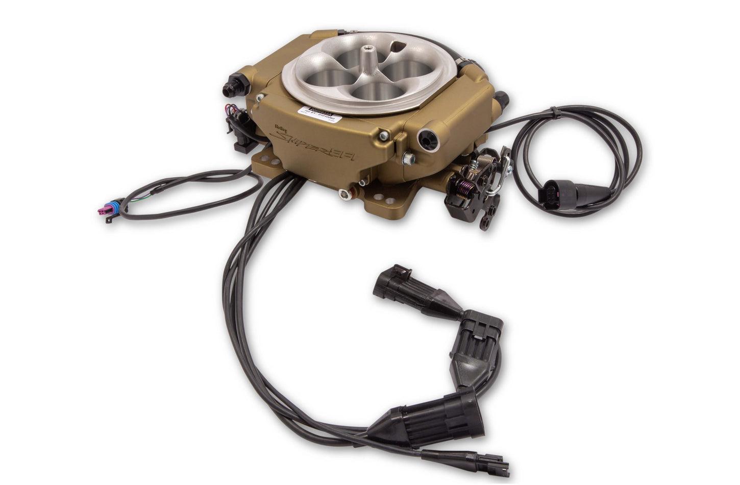 Sniper EFI Xflow System 900 CFM Gold Finish - Burlile Performance Products