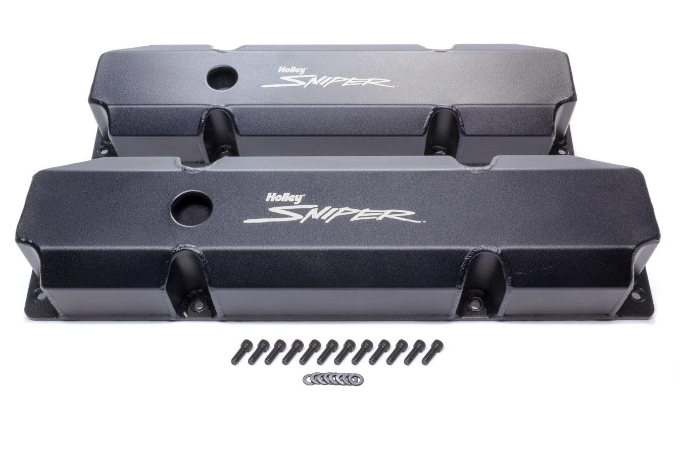 Sniper Fabricated Valve Covers BBM Tall - Burlile Performance Products