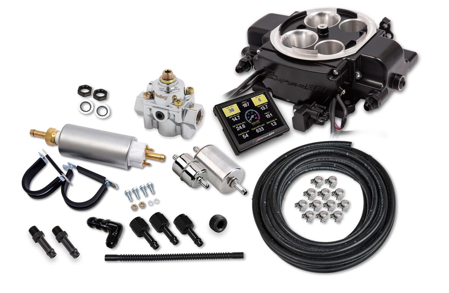 Sniper Quadrajet EFI Master Kit - Black - Burlile Performance Products
