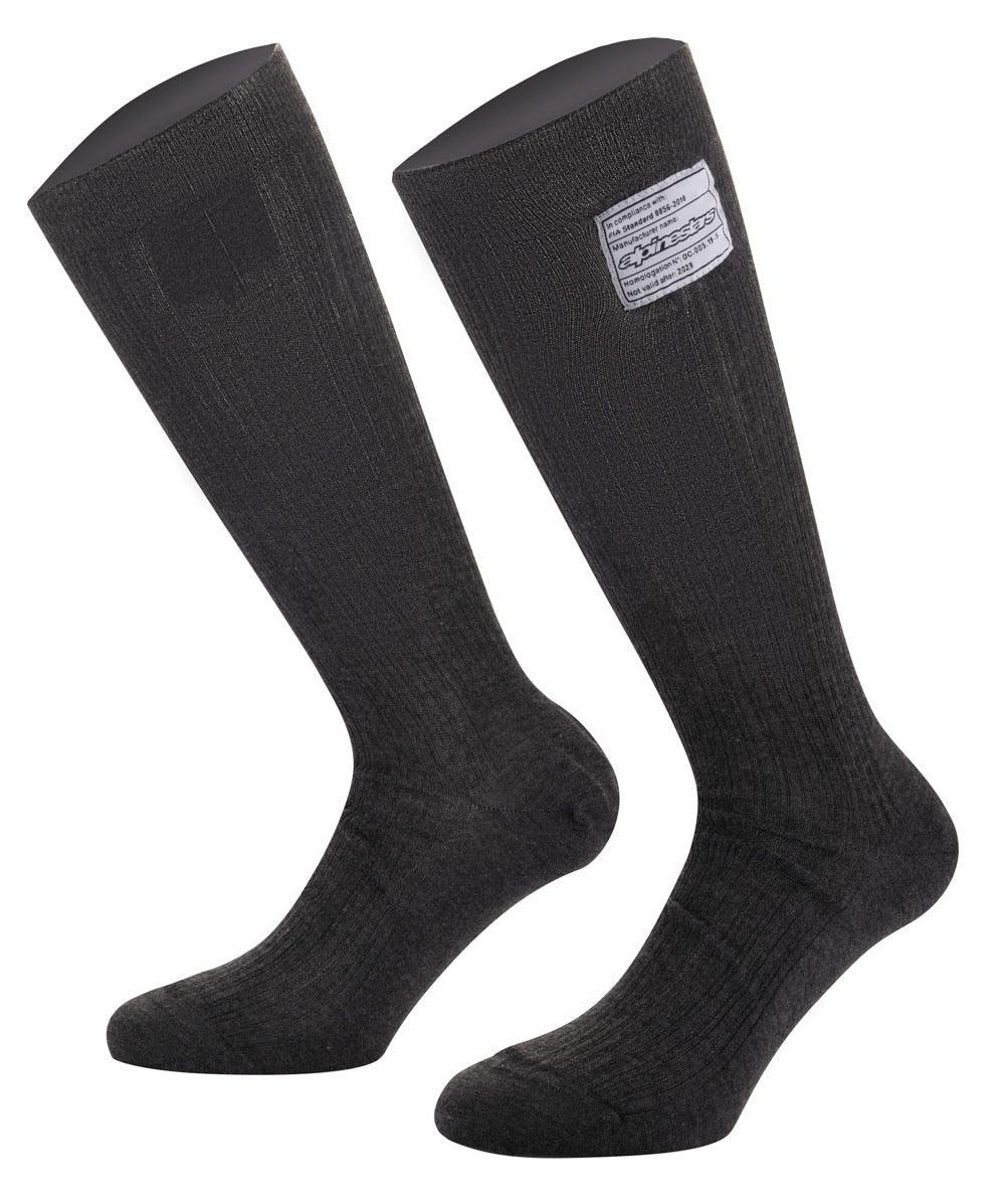 Socks Race V4 Black Medium - Burlile Performance Products