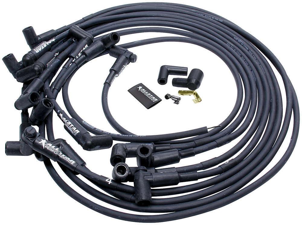 Spark Plug Race Wire Set Under Header w/o Sleeve - Burlile Performance Products