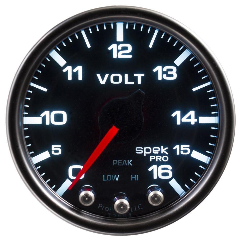 Spek-Pro Voltmeter Gauge 0-16 Volt 2-1/16 - Burlile Performance Products