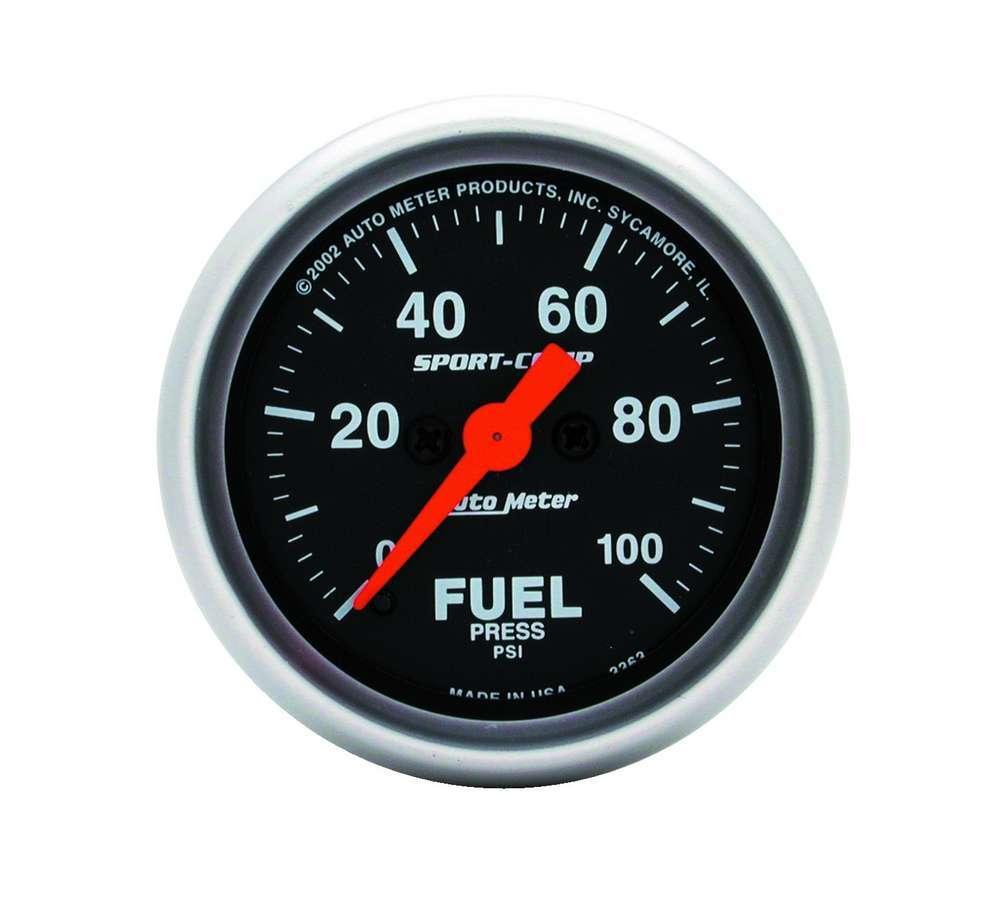 Sport Comp 2 1/16in Fuel 0-100 PSI Elec. - Burlile Performance Products