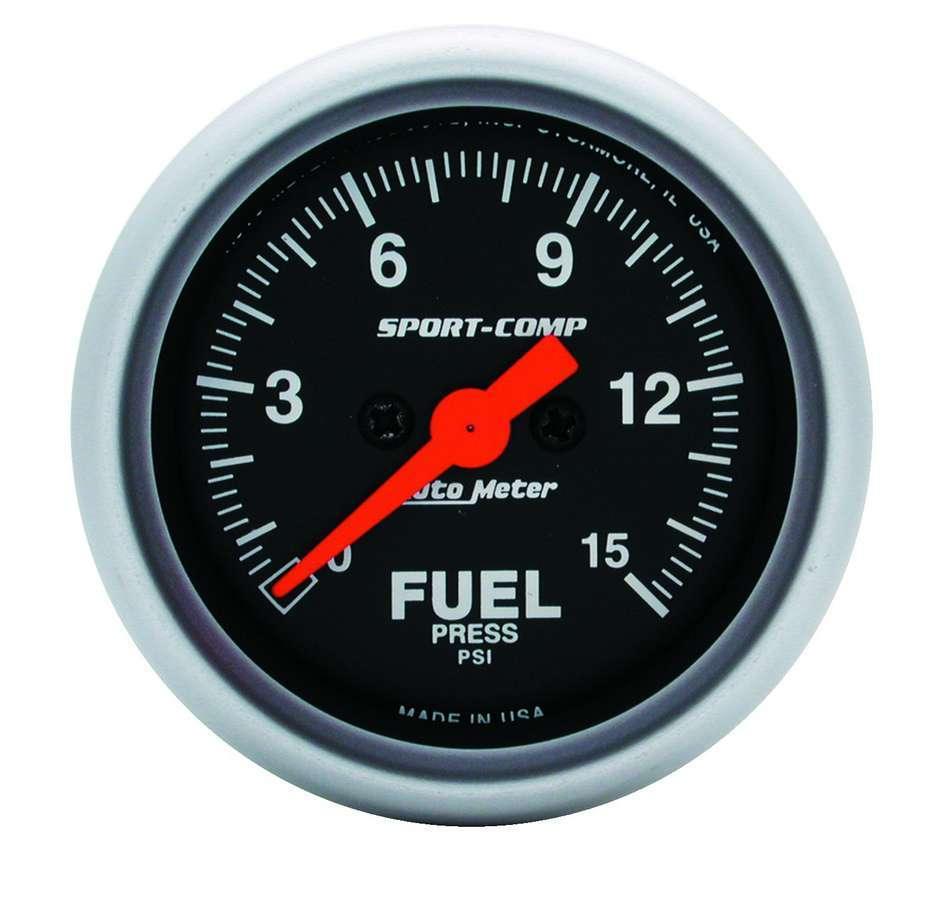 Sport Comp 2 1/16in Fuel 0-15 PSI Elec. - Burlile Performance Products