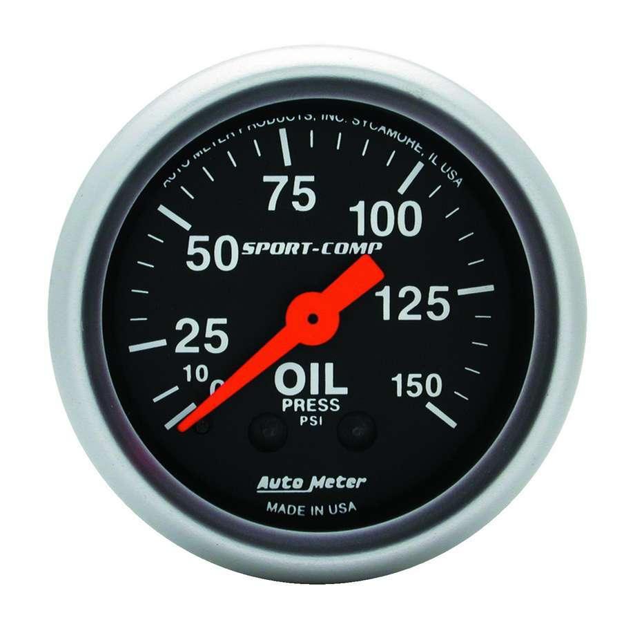 Sport Comp 2 1/16in Oil 0-150 PSI Mech. - Burlile Performance Products
