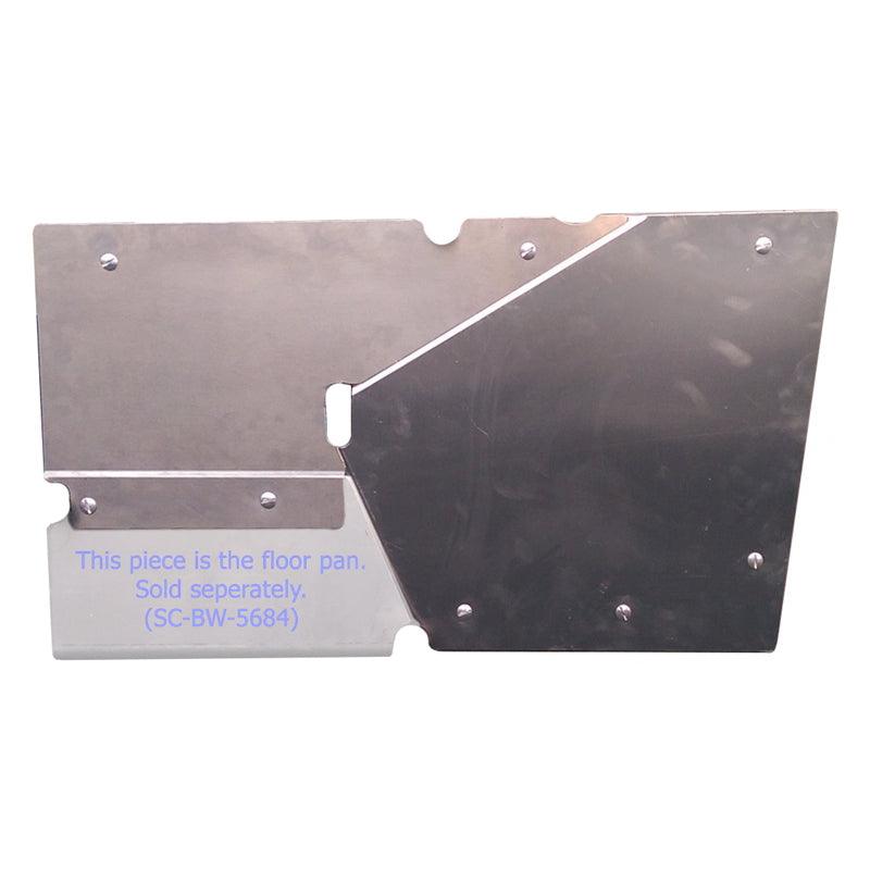Sprint Car Kick Panel LH Quick Access Alum - Burlile Performance Products