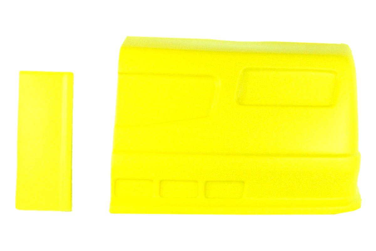 SS Nose Flou Yellow Left Side Dominator SS - Burlile Performance Products
