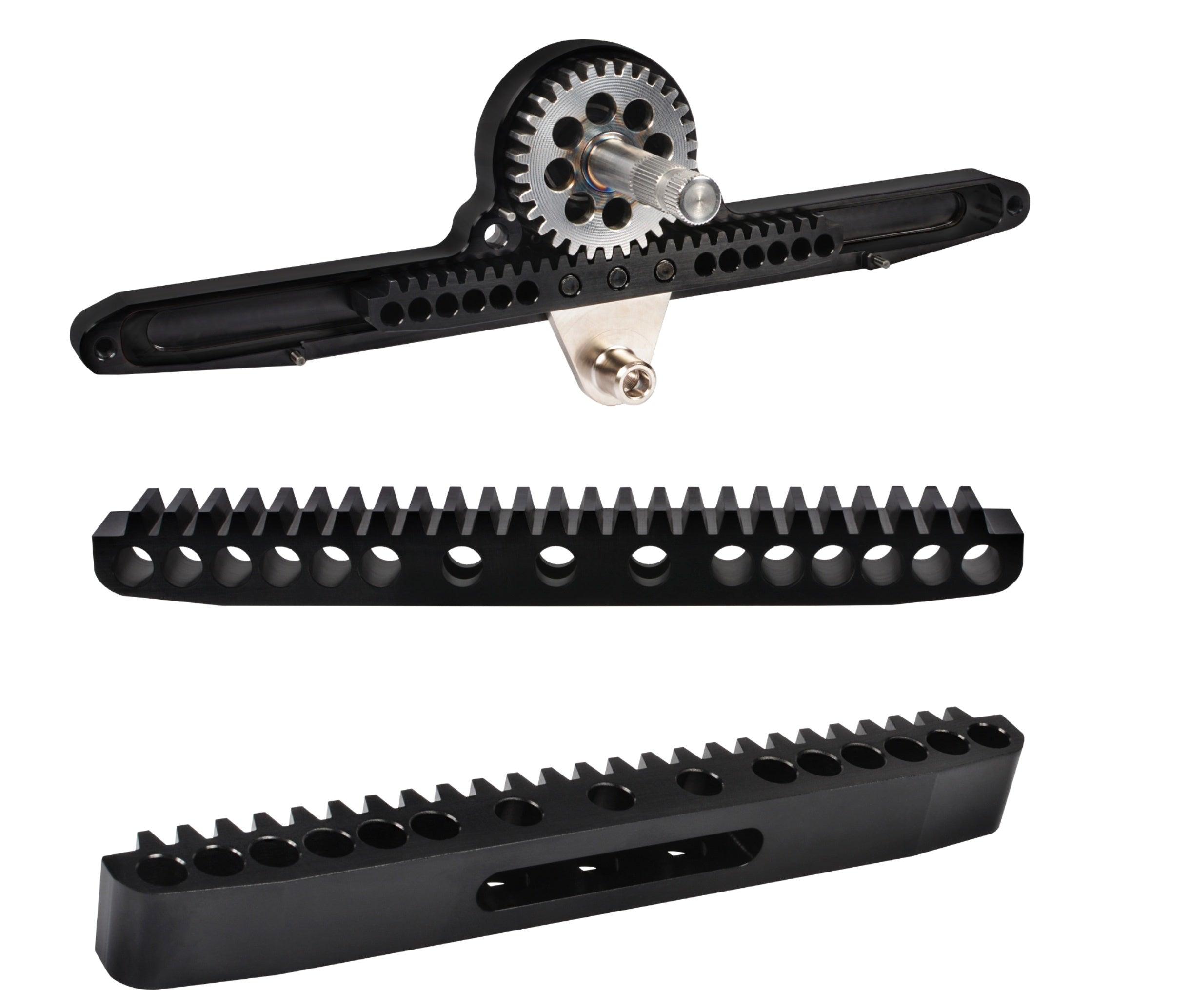 STEERING RACK MICRO SPRINT 5/8IN-36 SPLINE - Burlile Performance Products