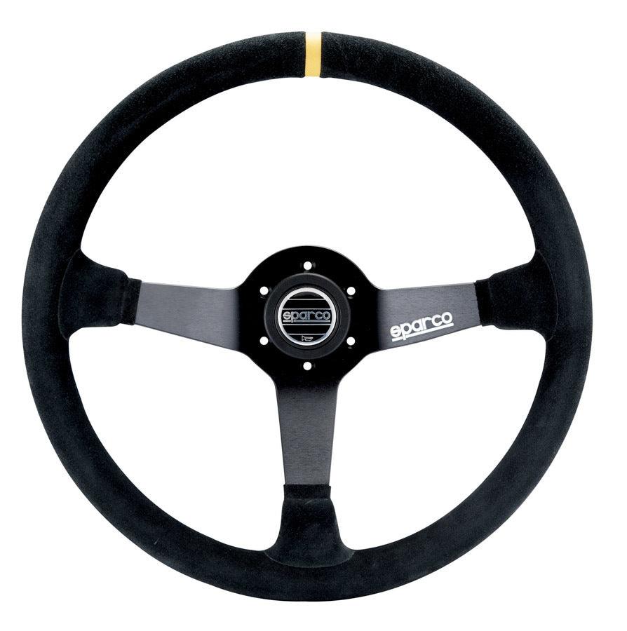 Steering Wheel 345 Black Suede - Burlile Performance Products