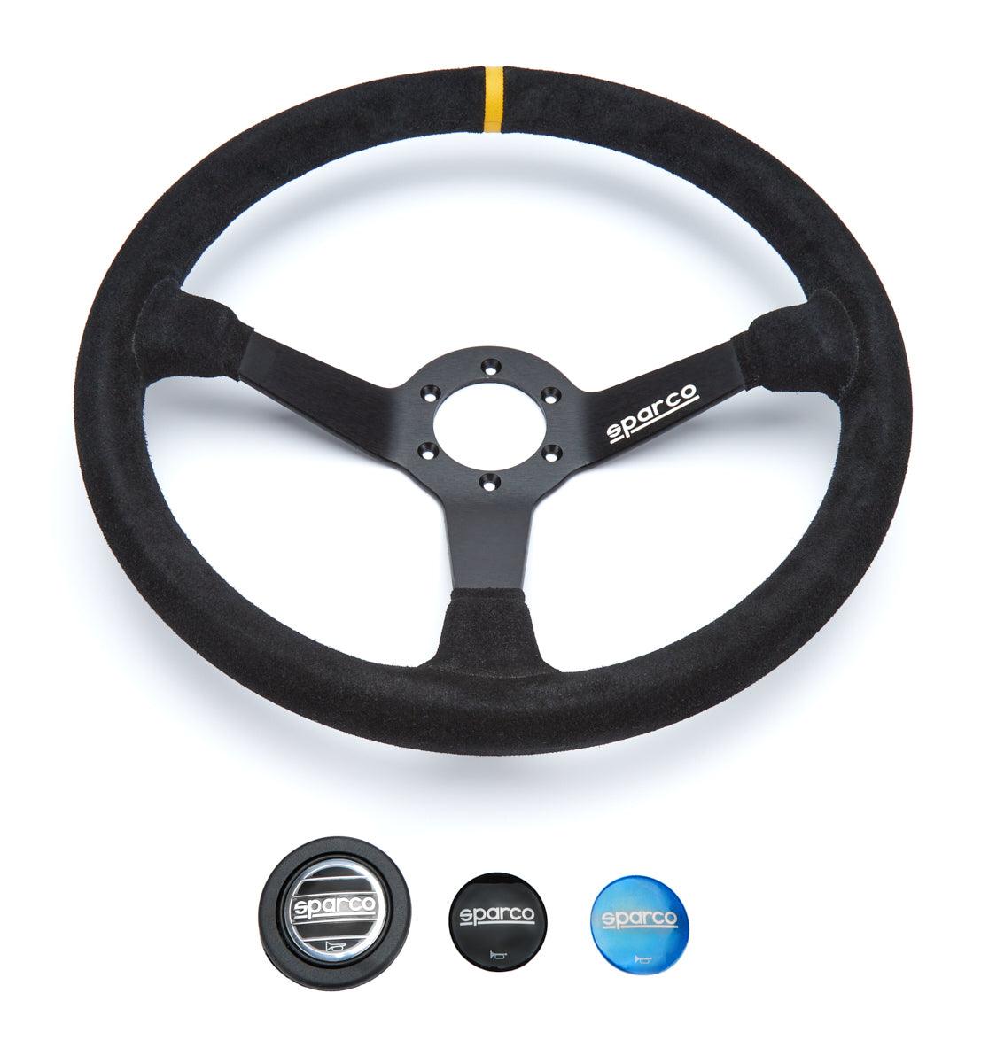Steering Wheel 368 Black Suede - Burlile Performance Products