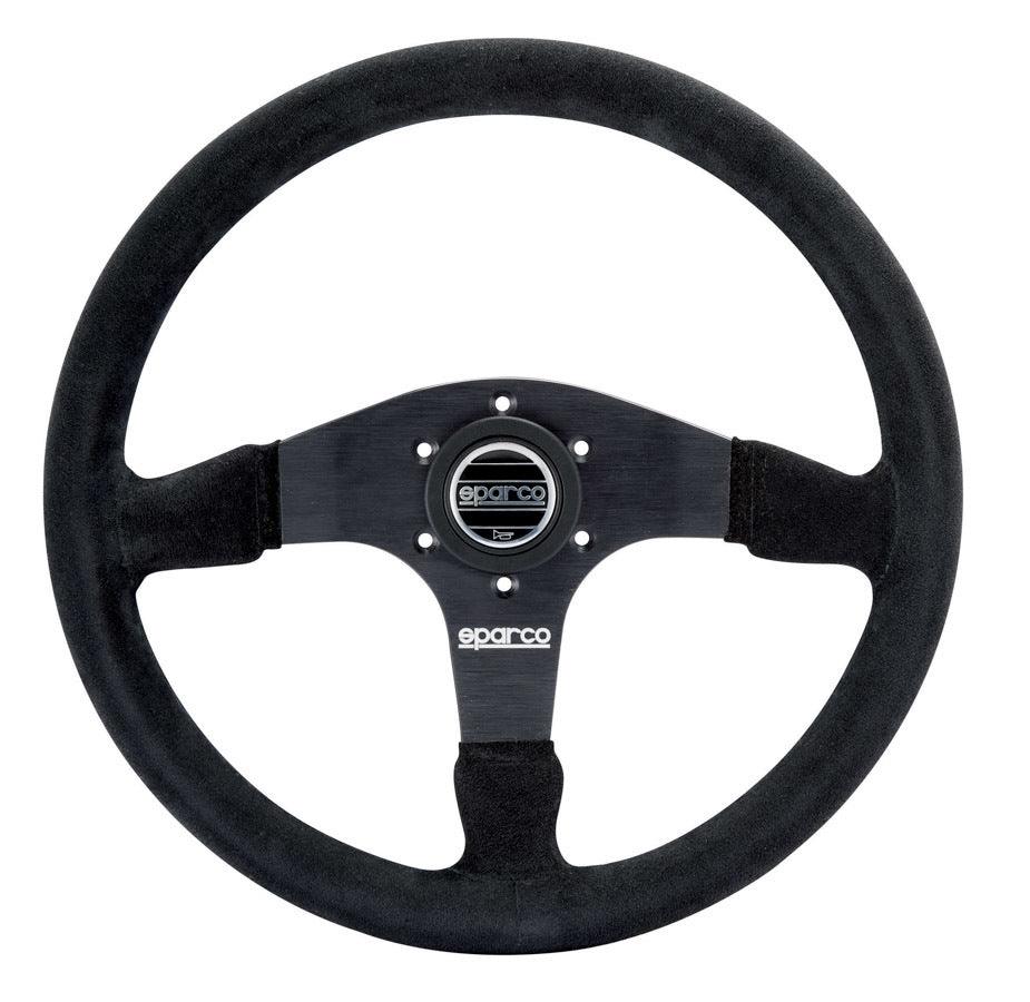 Steering Wheel 375 Black Suede - Burlile Performance Products