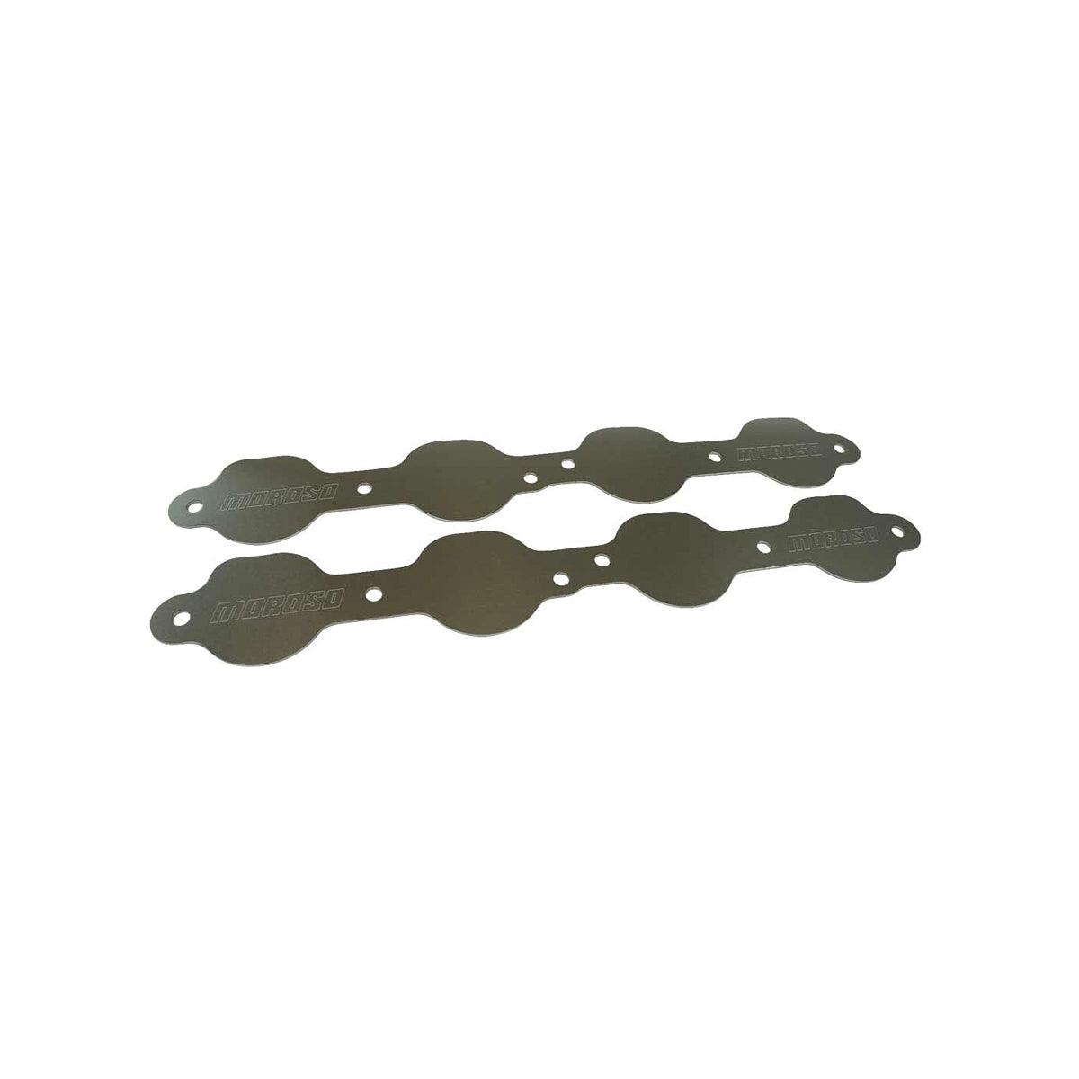 Storage Block Off Exh. Plates - GM LS - Burlile Performance Products