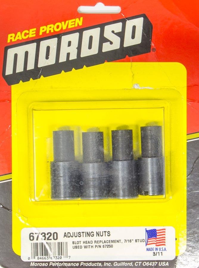 Stud Girdle Adj. Nuts 7/16in 4-Pack - Burlile Performance Products