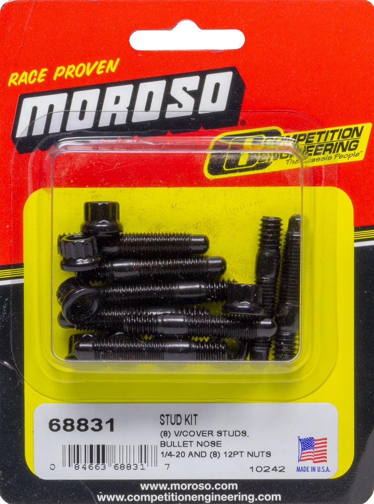 Stud Kit - Valve Cover 8pk w/12pt Nuts 1/4-20 - Burlile Performance Products