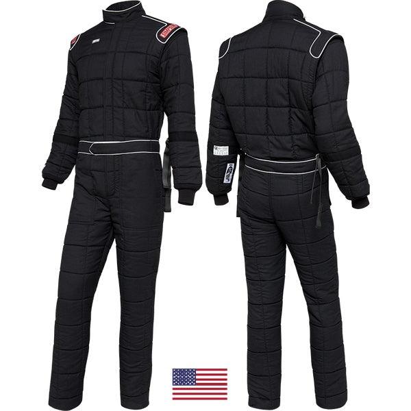 Suit Black Medium Drag SFI-15 - Burlile Performance Products