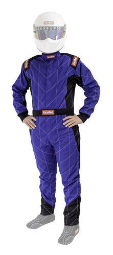 Suit Chevron Blue X- Large SFI-1 - Burlile Performance Products