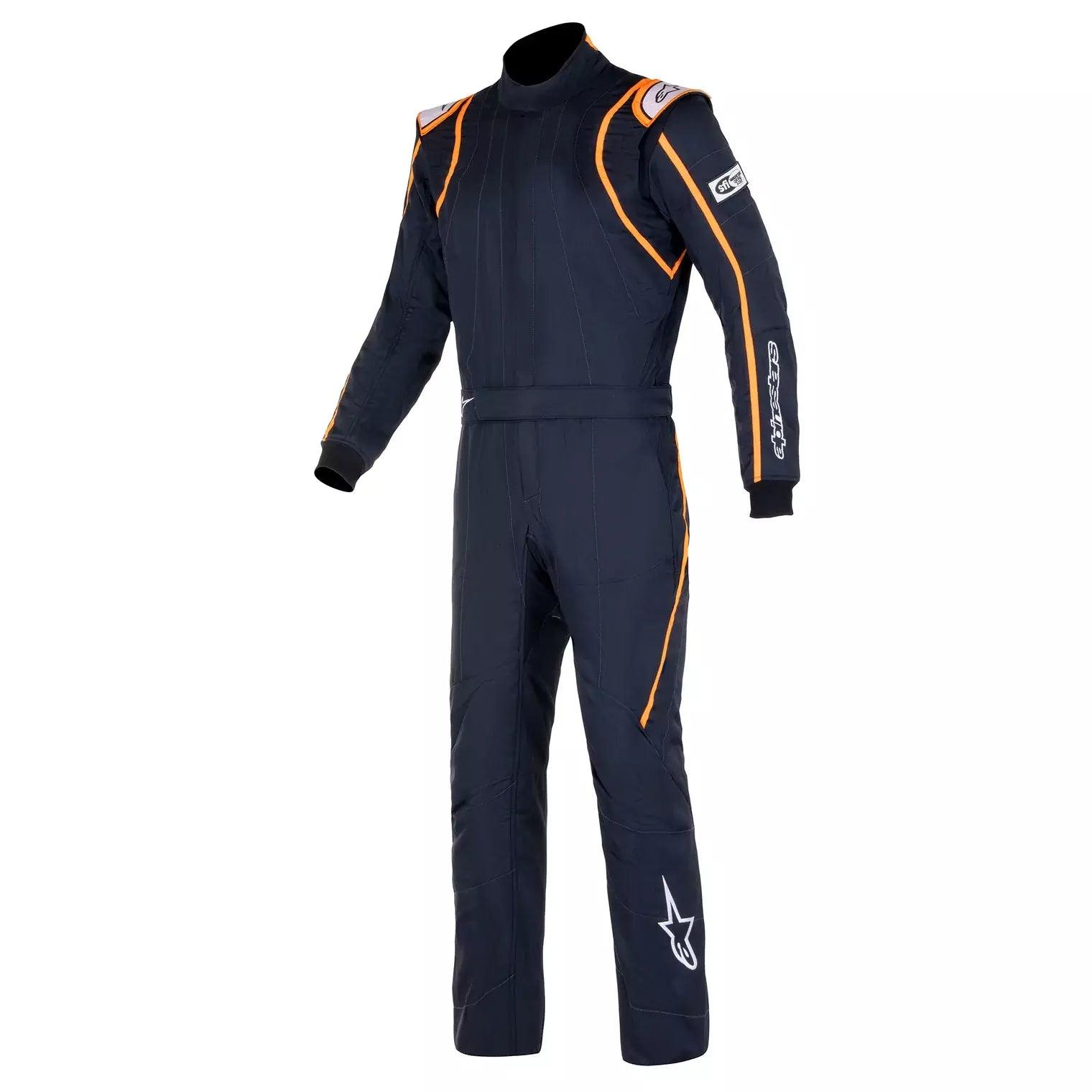 Suit GP Race V2 Black / Orange Large - Burlile Performance Products