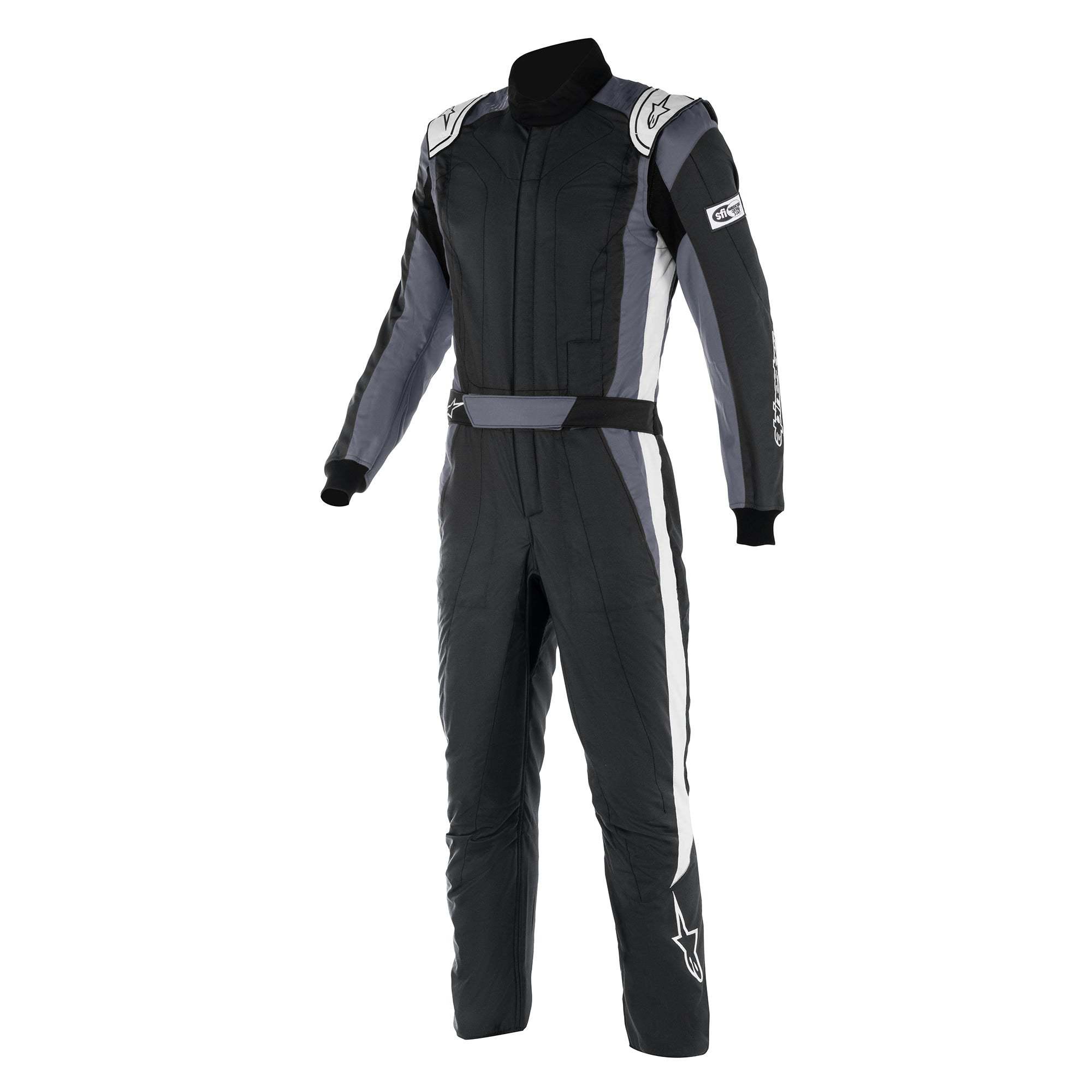 Suit GP V2 Pro Black/ Wh Large - Burlile Performance Products