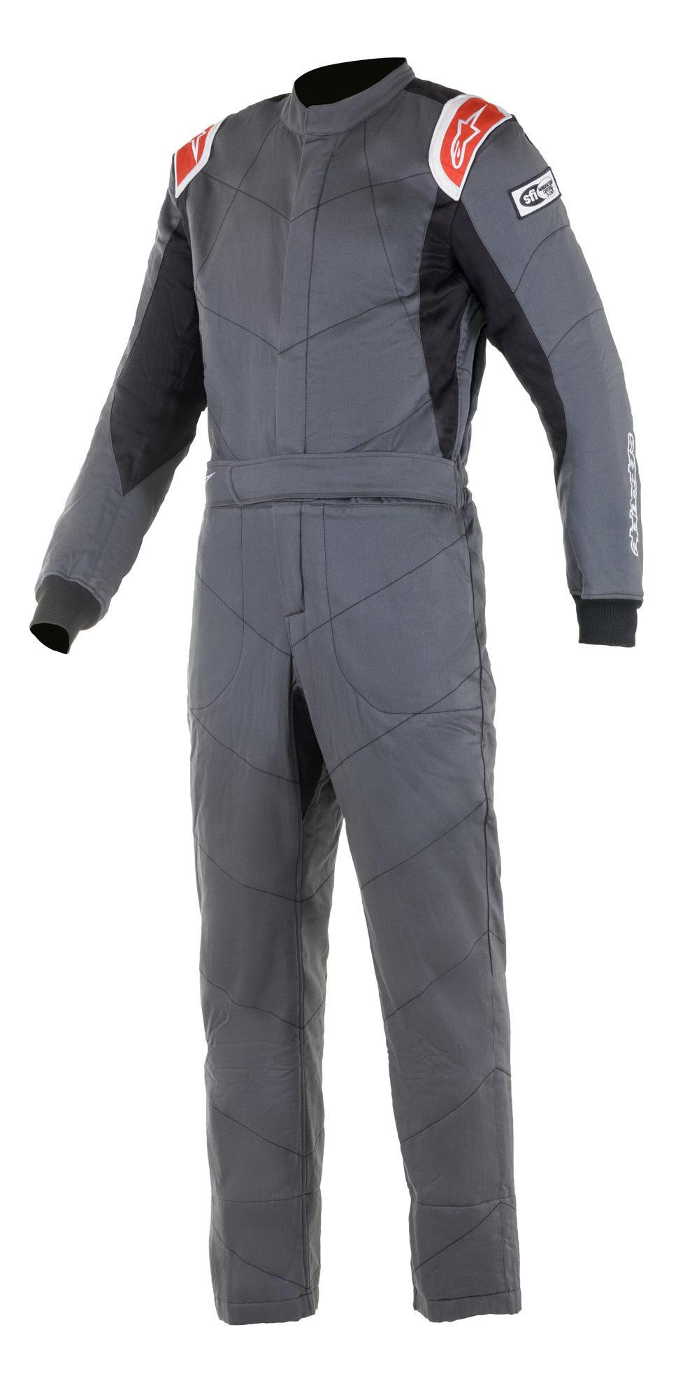 Suit Knoxville V2 Grey / Red X-Large / XX-Large - Burlile Performance Products