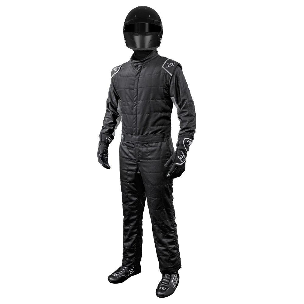 Suit Outlaw 4X-Large Black / Gray SFI 3.2A/5 - Burlile Performance Products
