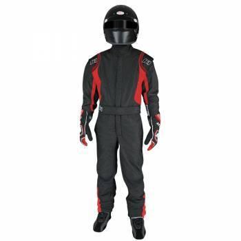 Suit Precision II 6X- Small Black/Red - Burlile Performance Products