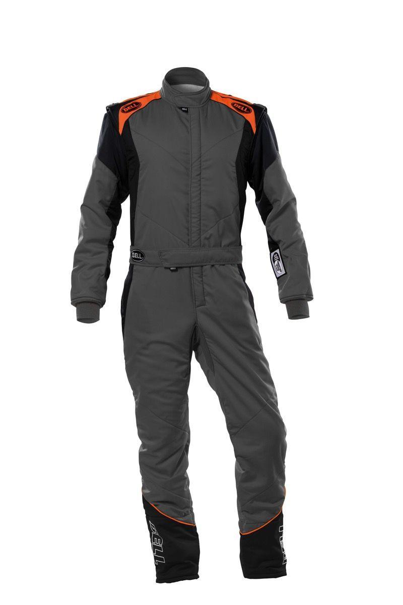 Suit PRO-TX Grey/Orange Small SFI 3.2A/5 - Burlile Performance Products