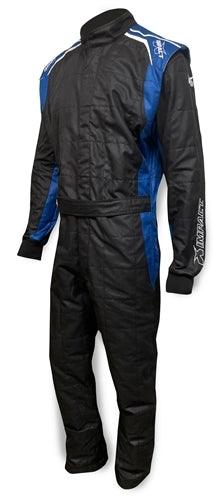 Suit Racer 2.0 1pc Large Black/Blue - Burlile Performance Products