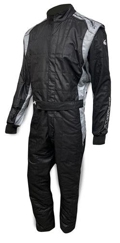 Suit Racer 2.0 1pc Large Black/Gray - Burlile Performance Products