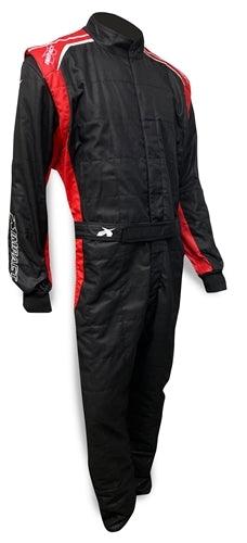 Suit Racer 2.0 1pc XX-Large Black/Red - Burlile Performance Products