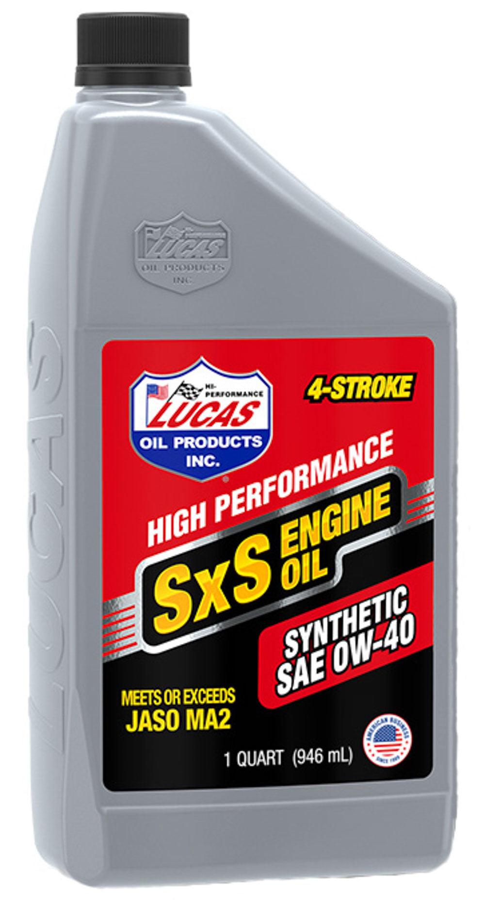 Synthetic 0w40 SXS Oil 1 Quart - Burlile Performance Products