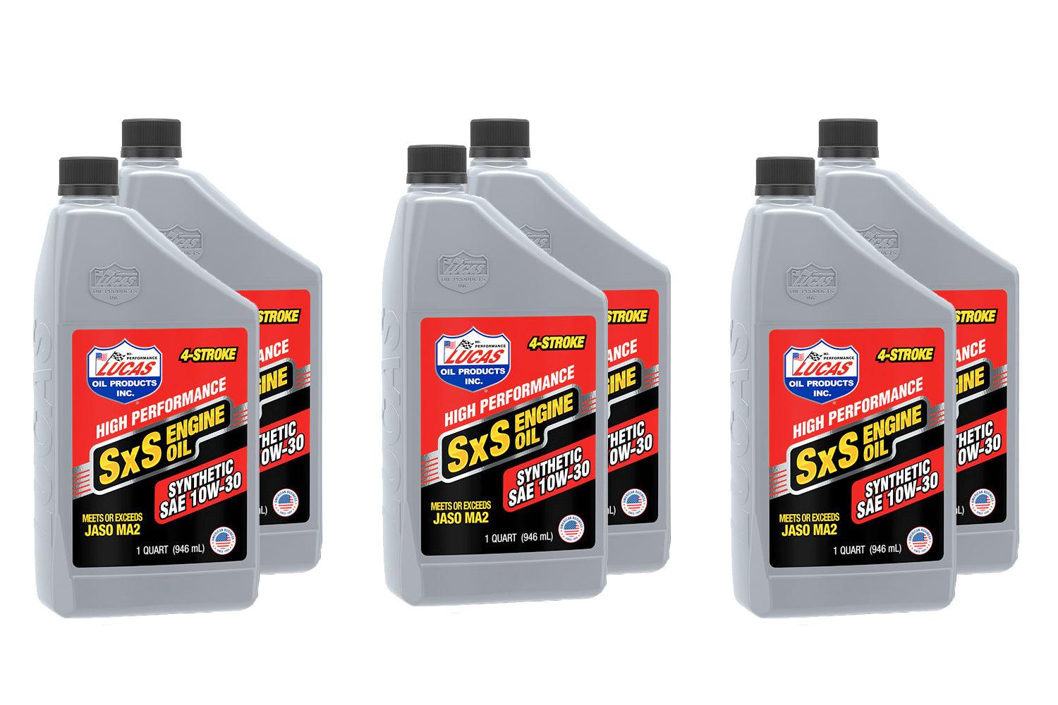 Synthetic 10w30 SXS Oil Case 6 x 1 Quart - Burlile Performance Products